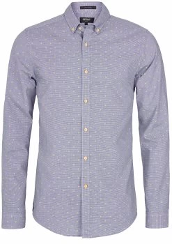 Oxford Men's Stratton Button Down Shirt - Blue