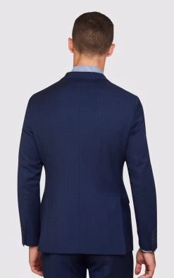 Oxford Men's Byron Wool Suit Jacket - Blue -Fashion Menswear Shop b7c43a7d71fb618482f5055126a43089