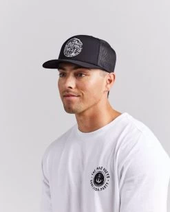 Mens The Mad Hueys The Good Life Foam Trucker - BLACK -Fashion Menswear Shop b80ca9103e0d33f70f1fbb3a433ae4bc