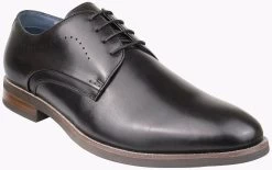 Florsheim Nimbus Men's Shoes Plain Toe Derby - Black - 9 UK EEE