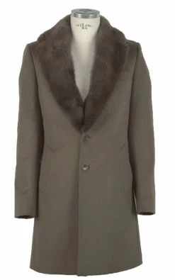 Made In Italy Brown Wool Jacket