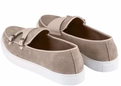 Noosy Men's Genuine Leather Sneakers - Beige -Fashion Menswear Shop b9cadd6e 36e8 4658 91ea 042e5cc0e09f