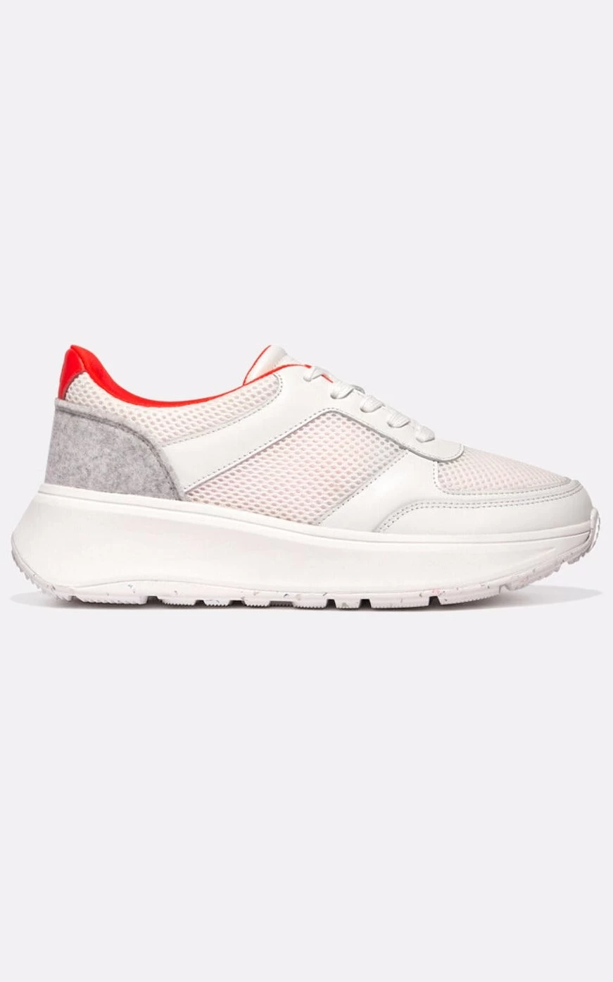 FitFlop F-mode E01 Limited Edition Urban White Flatform Sneakers 1 FitFlop F-mode E01 Limited Edition Urban White Flatform Sneakers