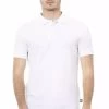 Baldinini Trend White Cotton Polo Shirt