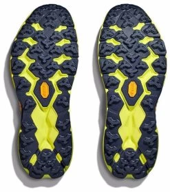 HOKA Speedgoat 5 WIDE Shoe - Stone Blue/Dark Citron - Mens Shoes -Fashion Menswear Shop bcc07ee65b4272f04acc7a4f720e9817
