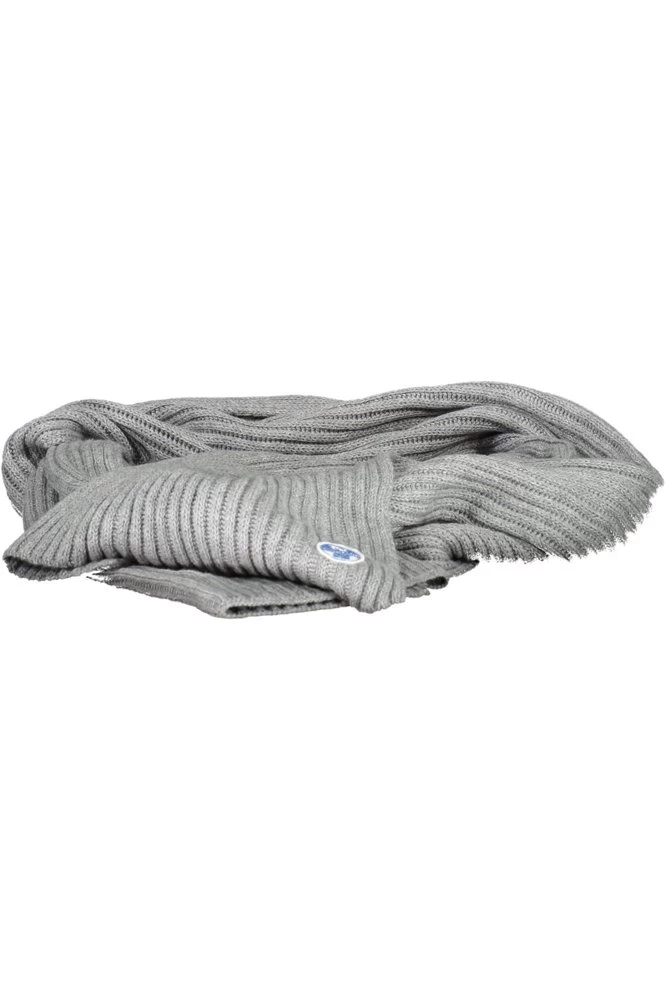 North Sails Gray Cotton Scarf 1 North Sails Gray Cotton Scarf