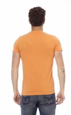 Trussardi Action Orange Cotton T-Shirt -Fashion Menswear Shop c02cb02a99381464ded8291f5dbafafa