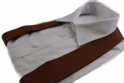 Extra Wide Heavy Duty Adjustable 120Cm Brown Adult Mens Suspenders