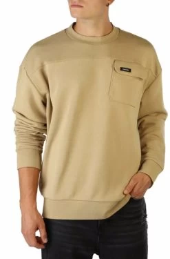 Calvin Klein K10K109698 Sweatshirts For Men Brown