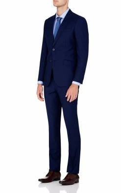 Oxford Men's Marlowe Wool Suit Jckt Brght - Bright Blue -Fashion Menswear Shop c1dea286262ed5233d2d30a63f0d7d89