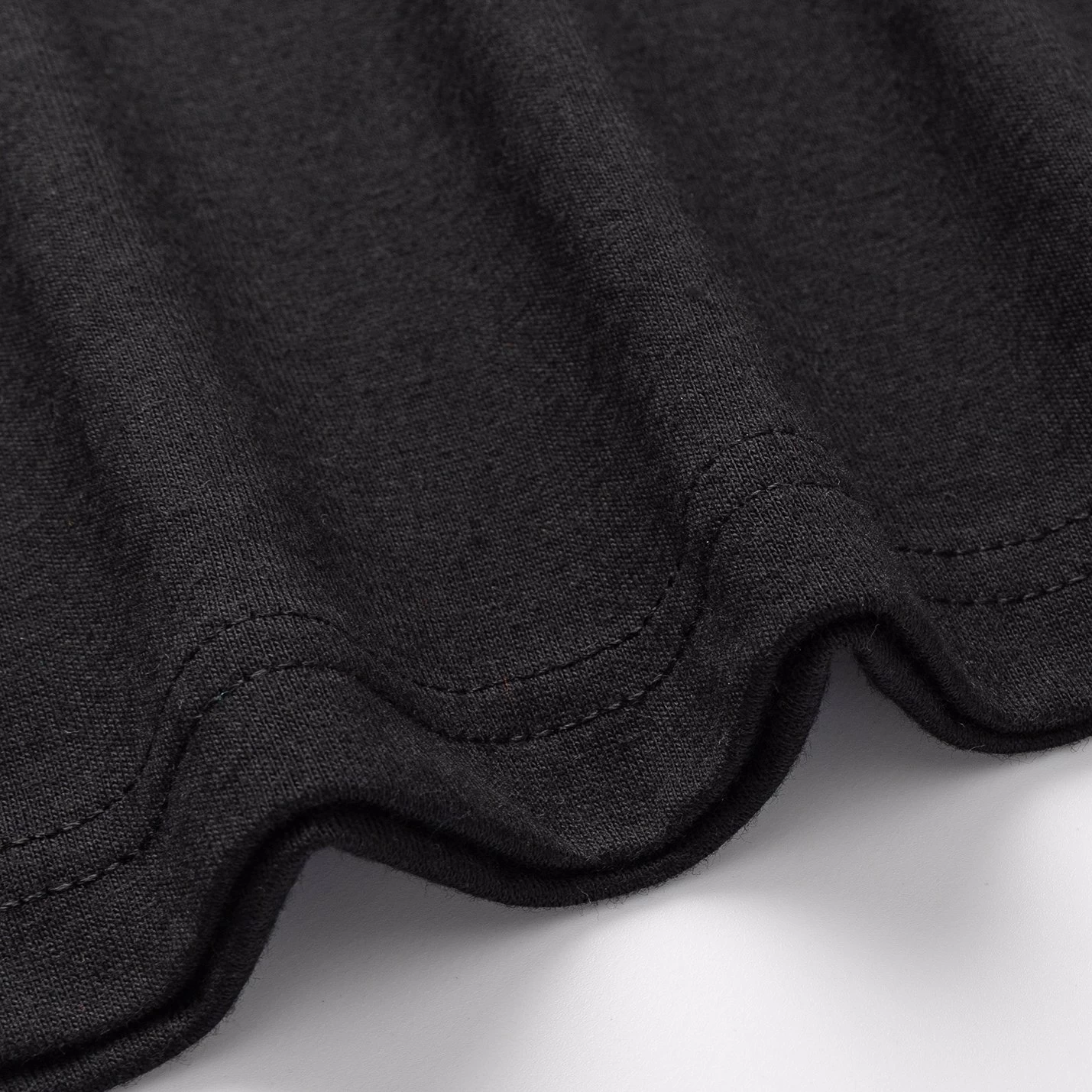 Men's Adult Unisex Drop-Shoulder Colorblock T-Shirt Top Cascual Plain Basic Tee - Grey/White/Black 4 Men's Adult Unisex Drop-Shoulder Colorblock T-Shirt Top Cascual Plain Basic Tee - Grey/White/Black - Image 4