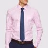 Oxford Men's Beckton Checked Shirt - Pink