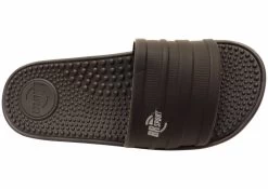 BR Sport Zak Mens Brazilian Comfort Slides Sandals With Massage Balls - Black/Black -Fashion Menswear Shop c43f38811e95e5dc1253d4f739ad61b2