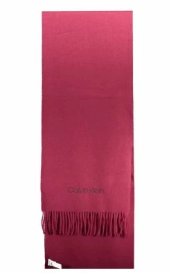 Calvin Klein Red Wool Scarf -Fashion Menswear Shop c48bdad39006bfacf08426fde62bbe80