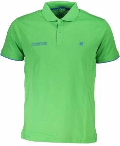 U.S. Grand Polo Green Cotton Polo Shirt