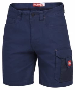 Mens Hard Yakka Legends Cargo Short Work Wear Navy