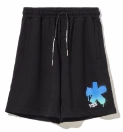Comme Des Fuckdown Black Cotton Short
