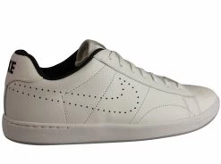 Nike Mens Tennis Classic Ultra Leather Lace Up Casual Shoes - White/Black -Fashion Menswear Shop c56b31c98462be979861977b8ea666d6