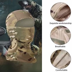 Beakey Military Camo Face Mask Balaclava Hood Headwear For Men Women Tactical Training-6 -Fashion Menswear Shop c6dcebfbd87869a57421a598cd4cd945
