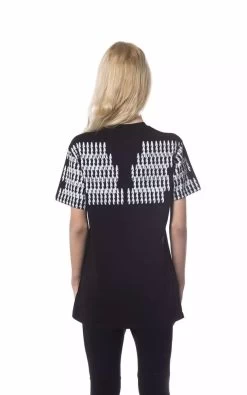 Nicolo Tonetto Black/White Cotton T-Shirt -Fashion Menswear Shop c755c1b8d85c9e0c5c4a6f9770669564