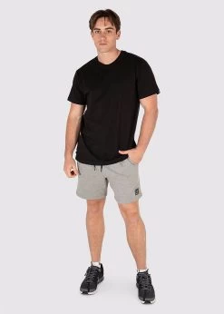 Mens Unit Vital Fleece Short - BLACK -Fashion Menswear Shop c83650aa38210ed188c319922d8fee43
