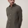 Cotton On Mayfair Long Sleeve Shirt Khaki