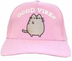 Pusheen Good Vibes Baseball Cap (Pink) - HE554