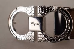 Salvatore Ferragamo Brown And Black Calf Leather Reversible Belt 13 Salvatore Ferragamo Brown And Black Calf Leather Reversible Belt -Fashion Menswear Shop caf2f5cf7fcb1b0d340582826d1c47b0