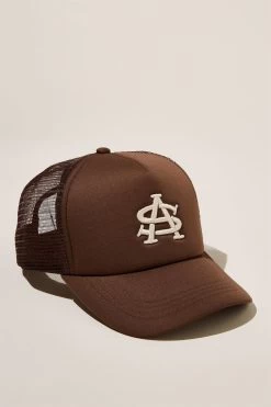 Cotton On Urban Trucker Hat Brown