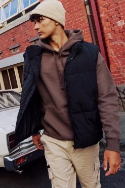 Factorie Original Oversized Hoodie Brown -Fashion Menswear Shop ccc35da34170198540ce36ab94162dfd