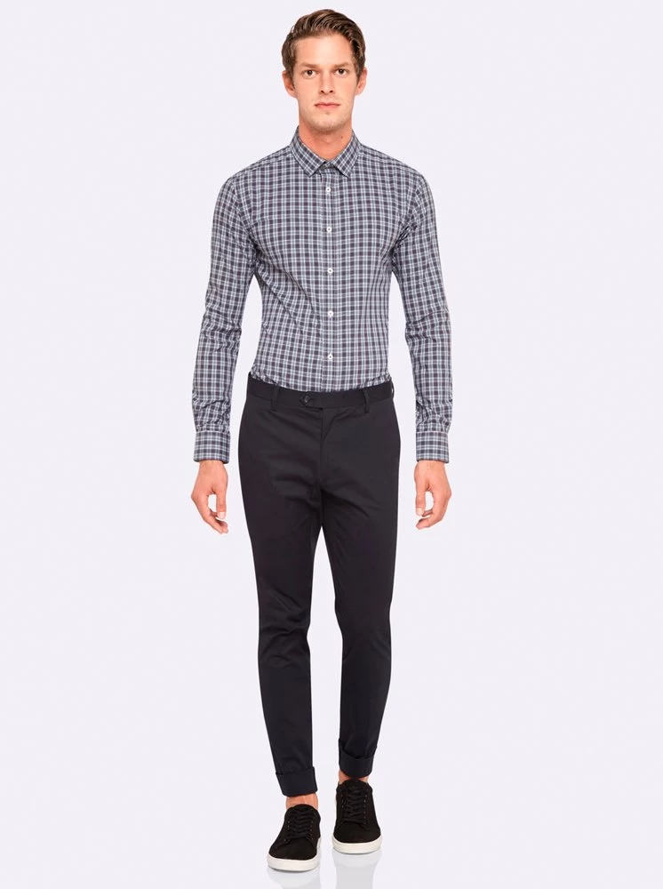 Oxford Men's Kenton Luxury Shirt - Green/Grey 5 Oxford Men's Kenton Luxury Shirt - Green/Grey - Image 5