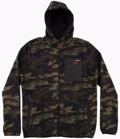 Mens Salty Crew Edgewater Zip Polar Fleece Hoody - Black -Fashion Menswear Shop cd0c941ba108ebc2e3eb65daa8a8fc13