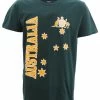 Men's Australia Souvenir T-Shirt 100% Cotton - Green