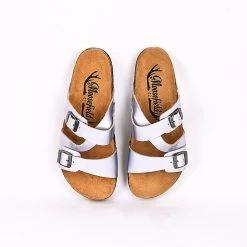 Moosefield Men's Leather Sandals - Silver -Fashion Menswear Shop ce417a66f413c9892eb4c87229d3a49a