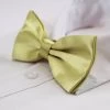 Mens Yellow Gold Solid Plain Colour Bow Tie