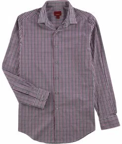 Alfani Mens Stretch Button Up Dress Shirt, Purple