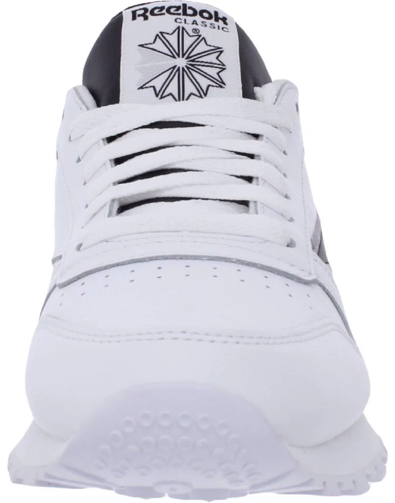 Reebok Men's Athletic Shoes Classic Leather - Color: White/Black/Met Silver 3 Reebok Men's Athletic Shoes Classic Leather - Color: White/Black/Met Silver - Image 3
