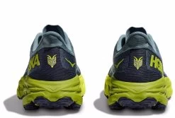 HOKA Speedgoat 5 WIDE Shoe - Stone Blue/Dark Citron - Mens Shoes -Fashion Menswear Shop cf52314f4e063c05480b235eea699c85