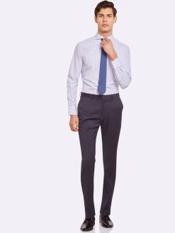 Oxford Men's Kensington Checked Shirt - Blue 11 Oxford Men's Kensington Checked Shirt - Blue -Fashion Menswear Shop cf797c71fe6565f15a1309d90fa11613