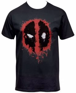 Marvel Deadpool Splatter Logo T-Shirt