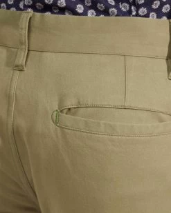 Oxford Men's Stretch Sknny Fit Organic Cotton Chinos - Army -Fashion Menswear Shop d2d0f45b6958f88bcbccfdae7615a613
