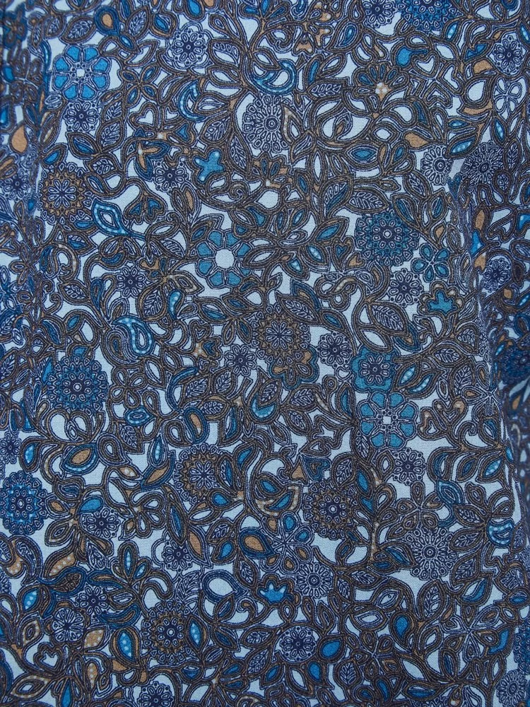 Oxford Men's Kenton Printed Luxury Shirt - Navy 7 Oxford Men's Kenton Printed Luxury Shirt - Navy - Image 7