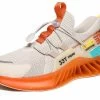 Beakey Trendy Mens Running Sneakers Mesh Comfortable Lightweight Tennis Shoes-Orange