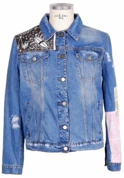 Comme Des Fuckdown Blue Cotton Jacket