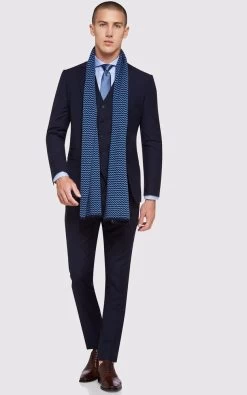 Oxford Men's Auden Wool Suit Jacket - Ink -Fashion Menswear Shop d6944454fa32363c8e301710eabb3950