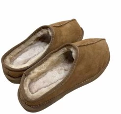100% Australian Sheepskin Scuffs Clogs Moccasins Slippers Winter UGG - Chestnut -Fashion Menswear Shop d759cdf50e851ad7ef73f6e72c0f520d
