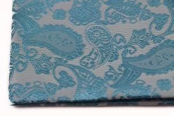 Mens Turquiose Paisley Silk Pocket Square -Fashion Menswear Shop d81b884d6f9b7507e6341f3f1a1f912c