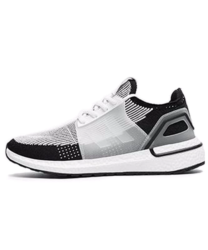 Beakey Fly Woven Mesh Upper Casual Jogging Shoes Non-slip Gym Sneakers-White 1 Beakey Fly Woven Mesh Upper Casual Jogging Shoes Non-slip Gym Sneakers-White