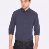 Oxford Men's Stratton Printed Shirt - Navy
