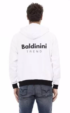 Baldinini Trend White Cotton Sweater -Fashion Menswear Shop d928cbdce36e4924b671329bcb9ec67a